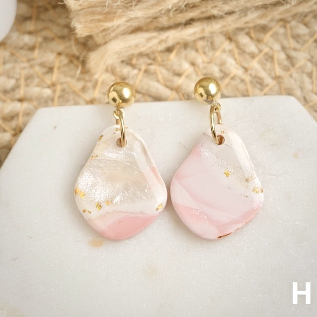 Lonsdale Dangles in Pink Opal