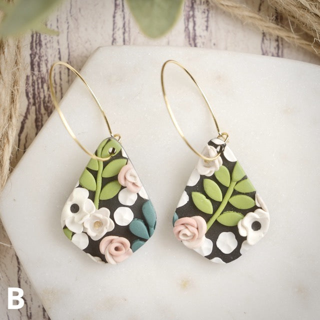 Grange Hoops in Floral