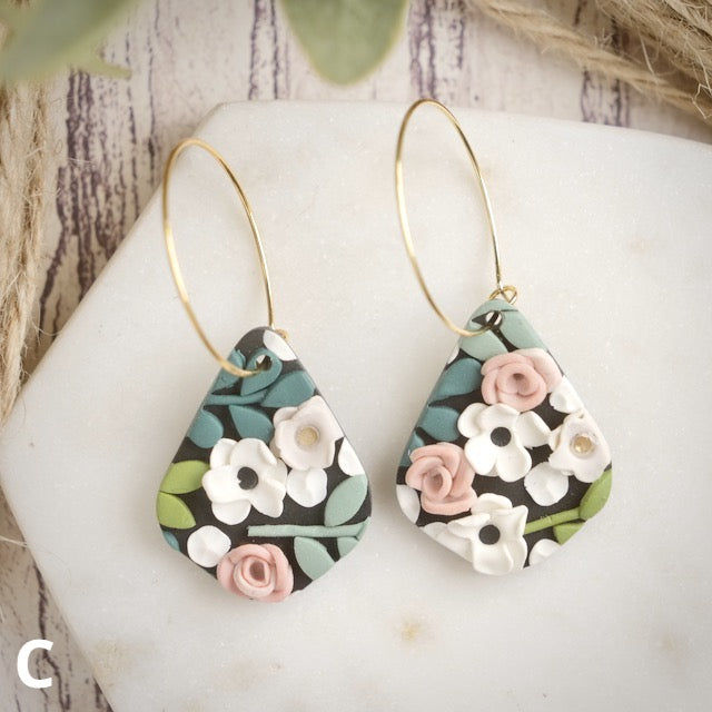 Grange Hoops in Floral