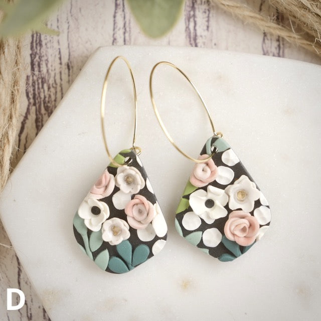Grange Hoops in Floral