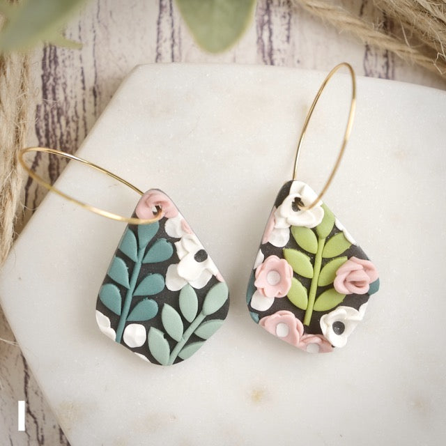 Grange Hoops in Floral