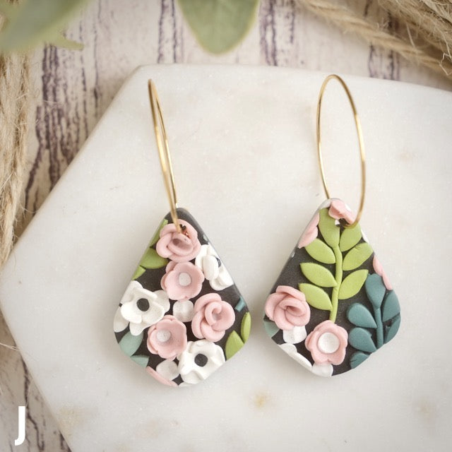 Grange Hoops in Floral