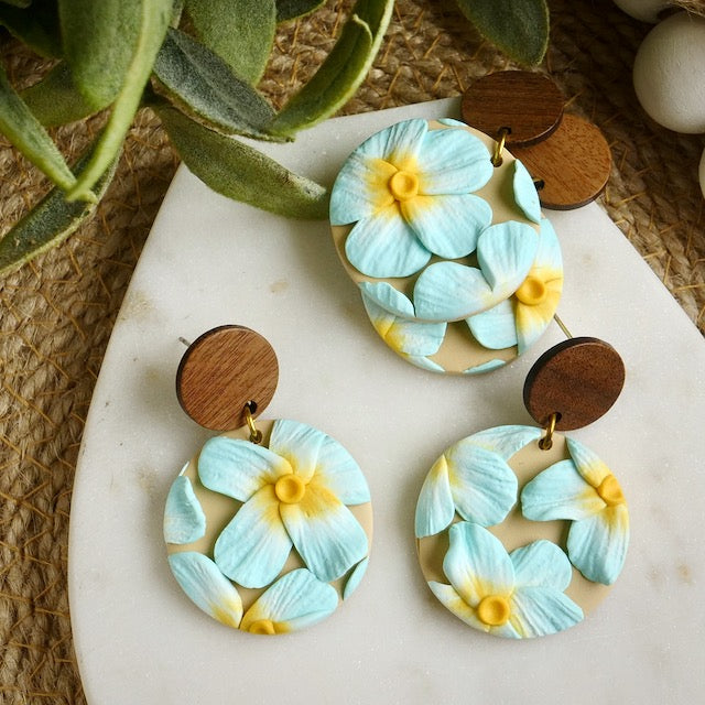Tropical Floral in Blue