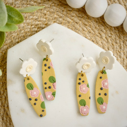 Wyndham Bar Dangles in May Floral