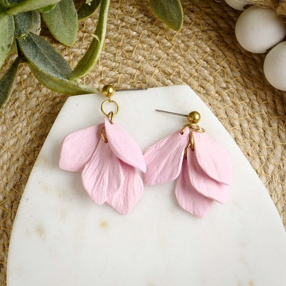 Pink Petal Dangles