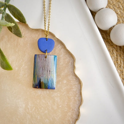 Necklace in Painted Clay