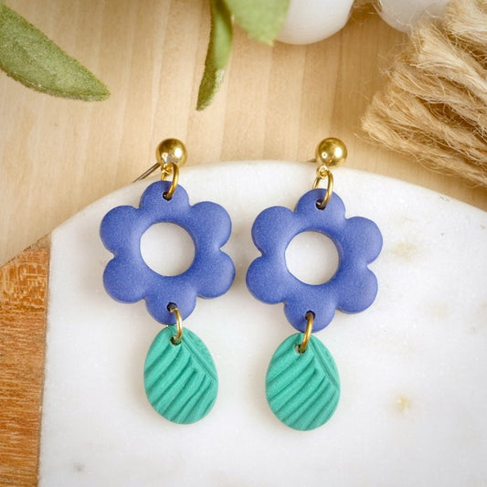 Dark Blue Daisy Drops