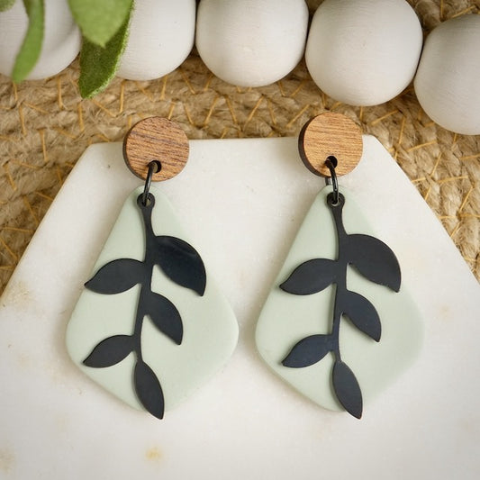 Callander Dangles in Grey Blue