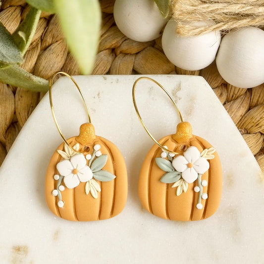 Pumpkin Hoops in Orange