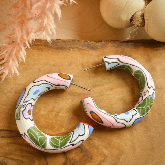 Clay Hoops in Hoopsie Daisy