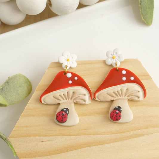 Red Mushroom Dangles