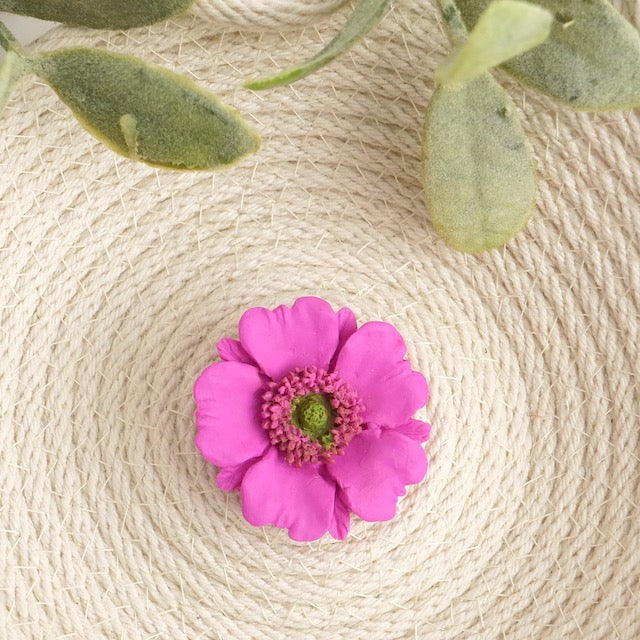 Brooch in Fuchsia Flower