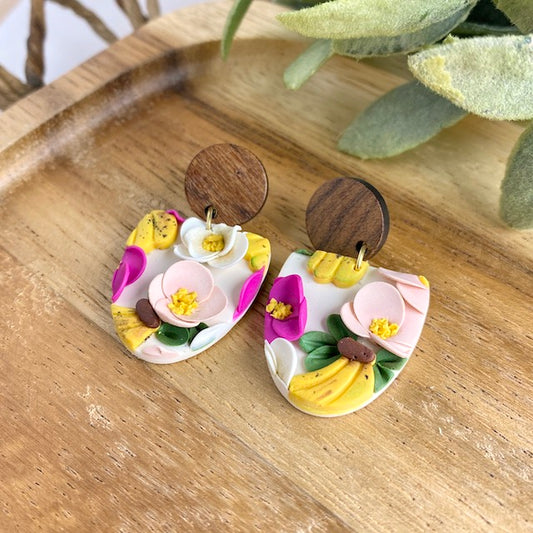 Audrey Dangles in Banana Flowers