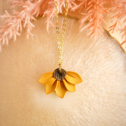 Yellow Daisy Pendant