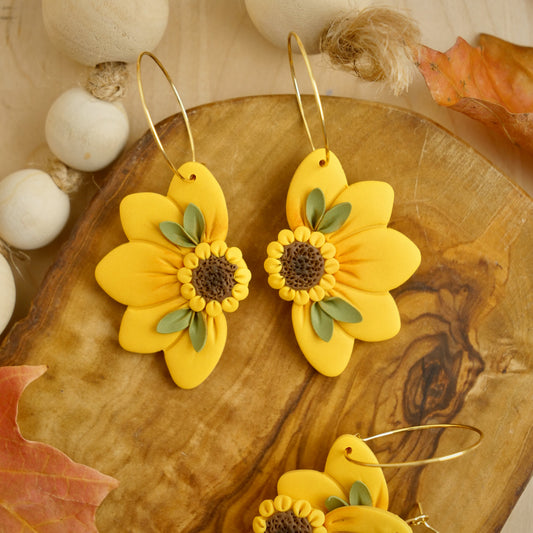 Sunflower Hoops