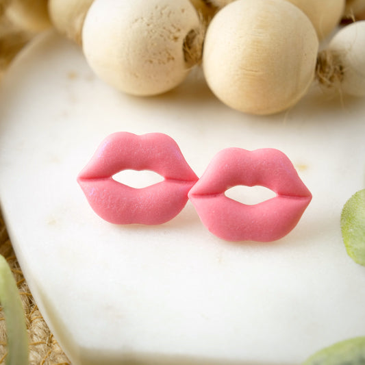 Lip Studs in Pink