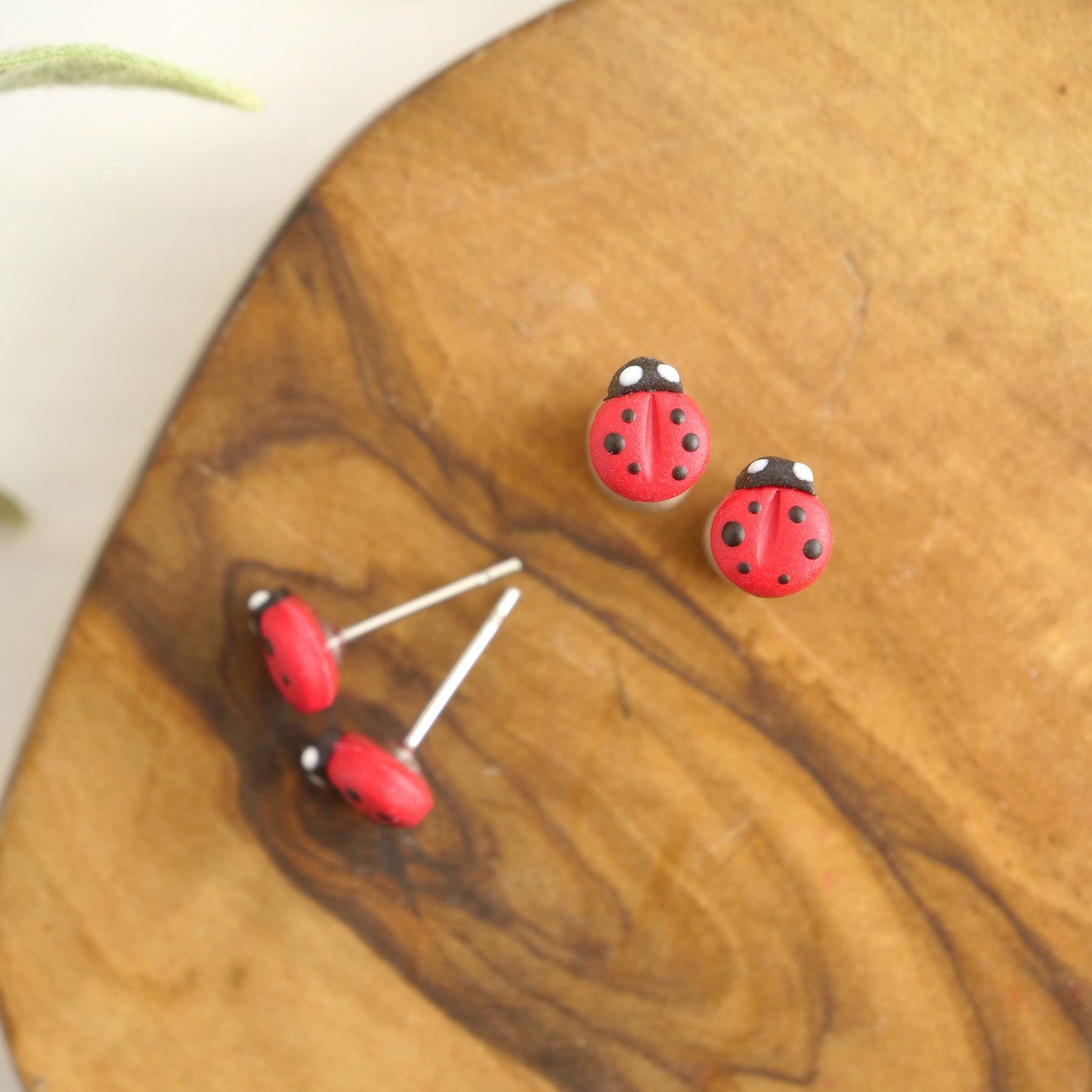 Micro Ladybug Studs