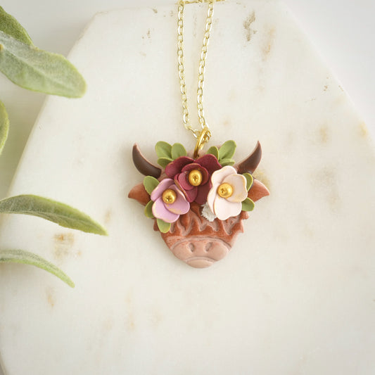 Highland Cow Pendant