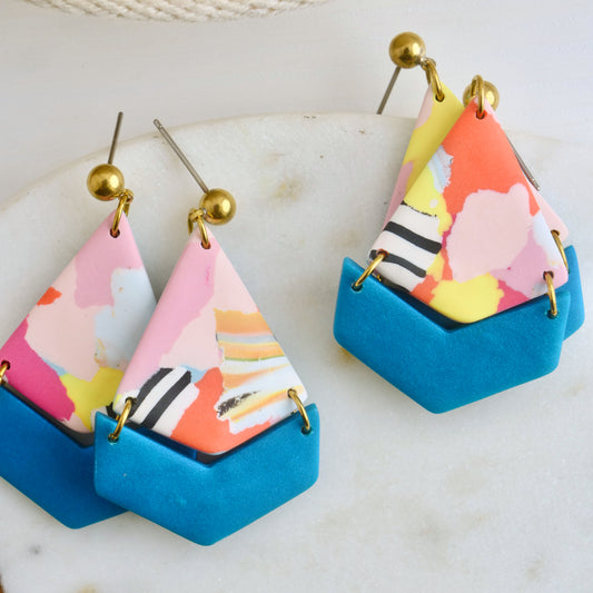 Bailey Dangles in Neon Rip & Tear