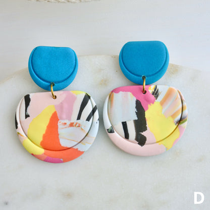 Talbot Dangles in Neon Rip & Tear
