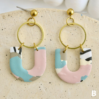 Dangles in Teal Rip & Tear