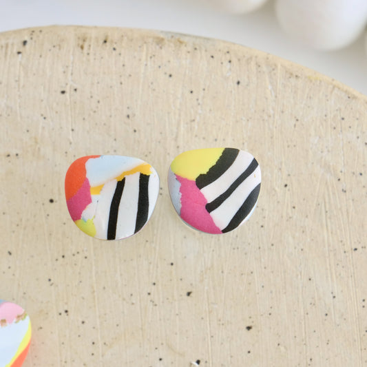 Neon Rip & Tear Studs