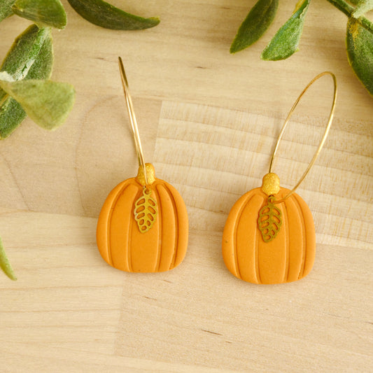Pumpkin Hoops in Orange