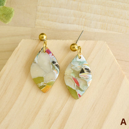 Dangles in Marbled Jewel