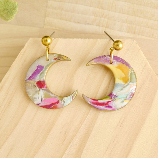Dangles in Marbled Jewel