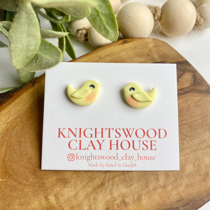 Yellow Chickie Studs