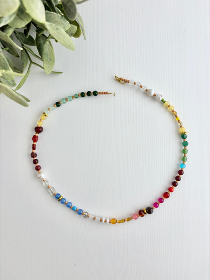 Glass Bead Necklace “20