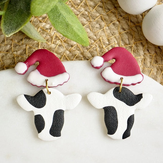 Santa Cow Dangles