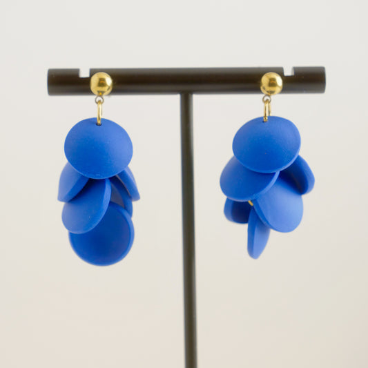 Button Dangle in Blue