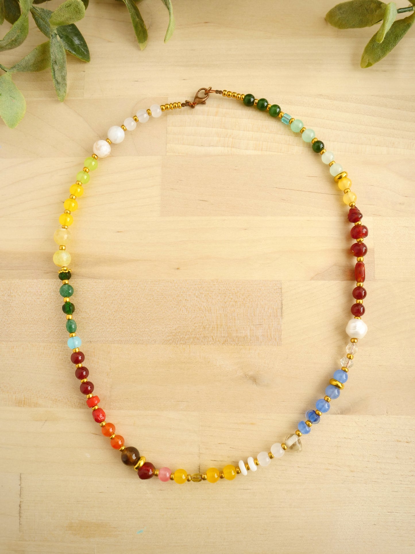 20" Glass Bead Necklace in Arizona