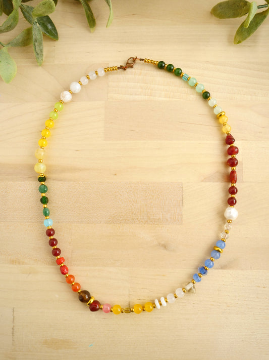 20" Glass Bead Necklace in Arizona
