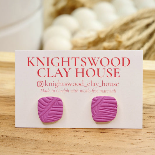 Quad Stud in Fuchsia