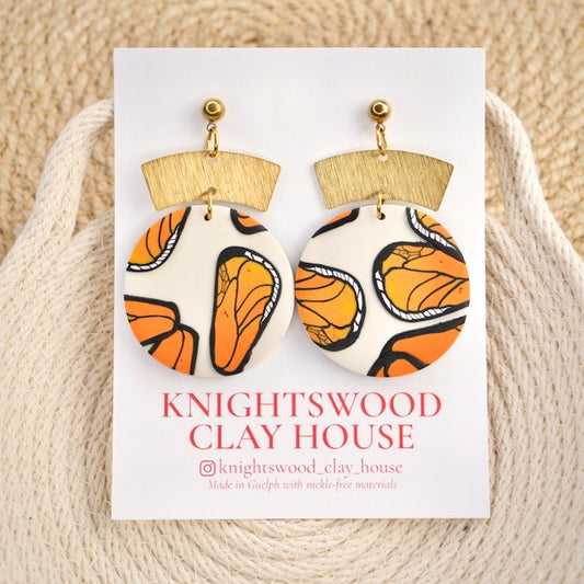 Circle Dangles in Fall Butterflies