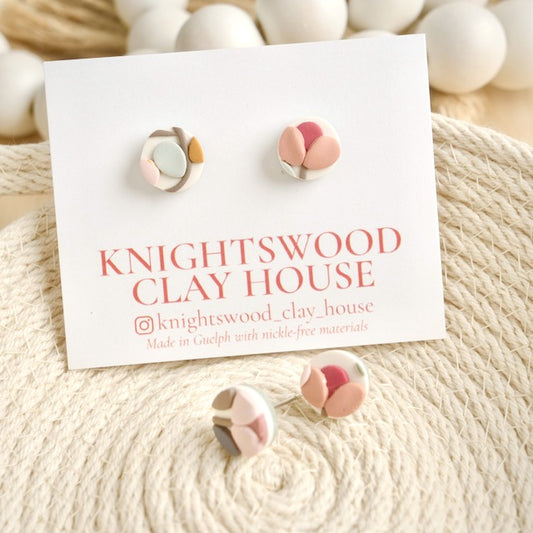 Circle Studs in Autumn Daydream