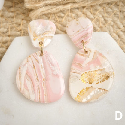 Robin Dangles in Pink Opal