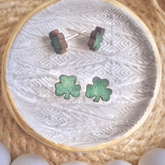 Shamrock Studs