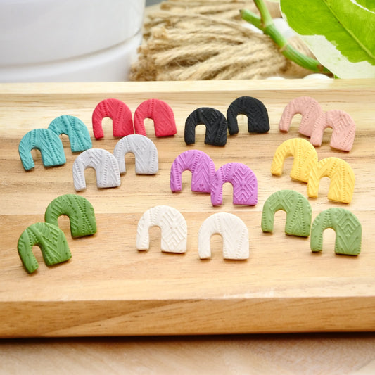 Elephant Arch Studs in Various Colors