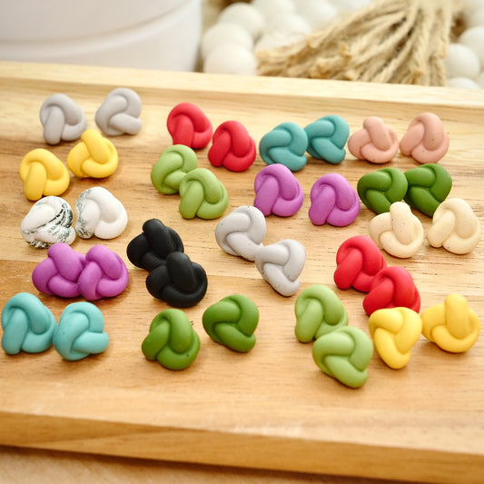 Knot Studs in Various Colors